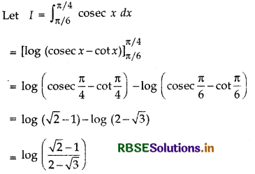 RBSE Solutions for Class 12 Maths Chapter 7 Integrals Ex 7.9 8