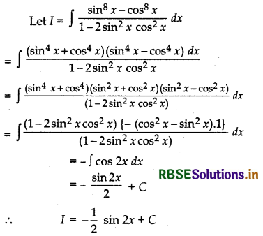 RBSE Solutions for Class 12 Maths Chapter 7 Integrals Miscellaneous Exercise 10