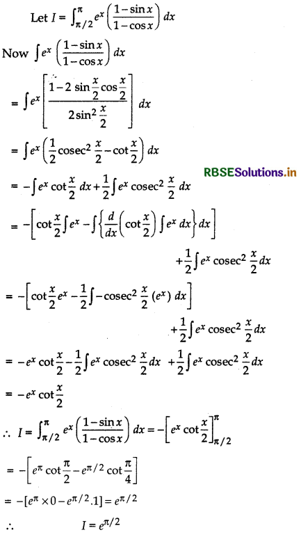 RBSE Solutions for Class 12 Maths Chapter 7 Integrals Miscellaneous Exercise 23