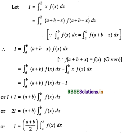 RBSE Solutions for Class 12 Maths Chapter 7 Integrals Miscellaneous Exercise 43