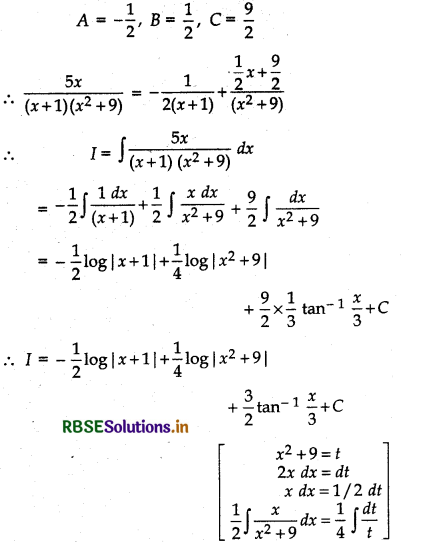 RBSE Solutions for Class 12 Maths Chapter 7 Integrals Miscellaneous Exercise 7