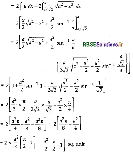 RBSE Solutions for Class 12 Maths Chapter 8 Application of Integrals Ex 8.1 15