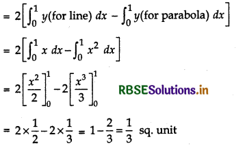 RBSE Solutions for Class 12 Maths Chapter 8 Application of Integrals Ex 8.1 21