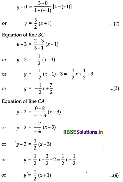 RBSE Solutions for Class 12 Maths Chapter 8 Application of Integrals Ex 8.2 8