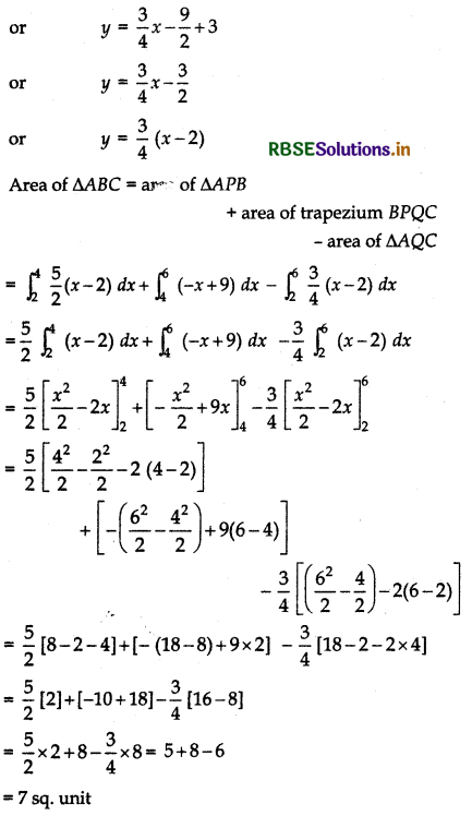 RBSE Solutions for Class 12 Maths Chapter 8 Application of Integrals Miscellaneous Exercise 26