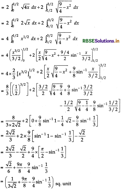 RBSE Solutions for Class 12 Maths Chapter 8 Application of Integrals Miscellaneous Exercise 30