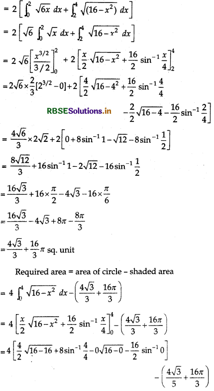 RBSE Solutions for Class 12 Maths Chapter 8 Application of Integrals Miscellaneous Exercise 35