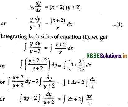 RBSE Solutions for Class 12 Maths Chapter 9 Differential Equations Ex 9.4 15