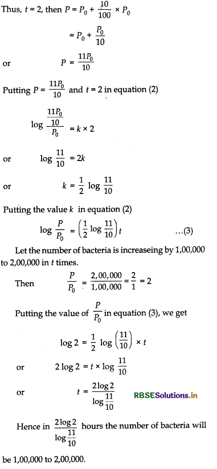 RBSE Solutions for Class 12 Maths Chapter 9 Differential Equations Ex 9.4 22