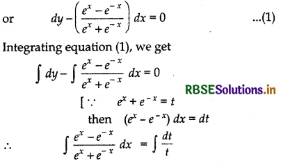 RBSE Solutions for Class 12 Maths Chapter 9 Differential Equations Ex 9.4 4