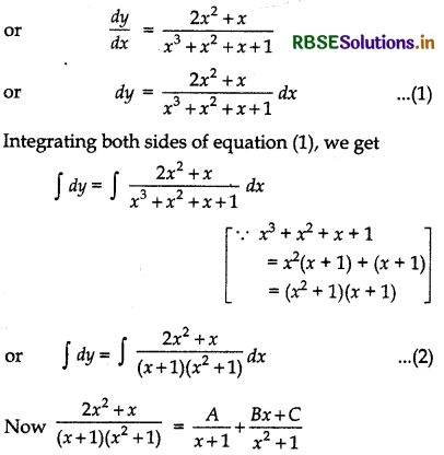 RBSE Solutions for Class 12 Maths Chapter 9 Differential Equations Ex 9.4 8