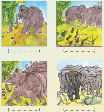 RBSE Solutions for Class 5 English Chapter 3 The Rats and the Elephants 6