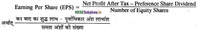RBSE Class 12 Accountancy Important Questions Chapter 5 लेखांकन अनुपात 6