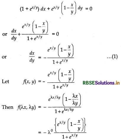 RBSE Solutions for Class 12 Maths Chapter 9 Differential Equations Ex 9.5 22