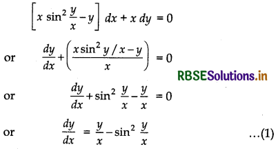 RBSE Solutions for Class 12 Maths Chapter 9 Differential Equations Ex 9.5 29
