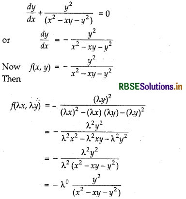 RBSE Solutions for Class 12 Maths Chapter 9 Differential Equations Ex 9.5 34