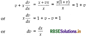 RBSE Solutions for Class 12 Maths Chapter 9 Differential Equations Ex 9.5 5