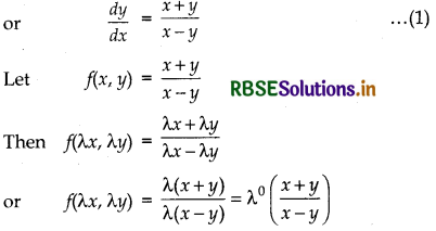 RBSE Solutions for Class 12 Maths Chapter 9 Differential Equations Ex 9.5 6