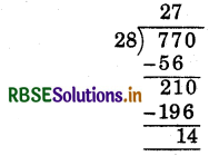 RBSE 5th Class Maths Solutions Chapter 3 Multiplication and Division 15