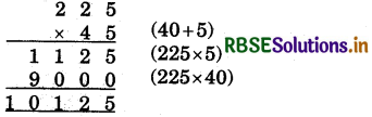 RBSE 5th Class Maths Solutions Chapter 3 Multiplication and Division 4