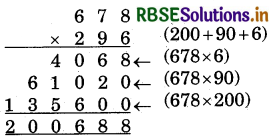 RBSE 5th Class Maths Solutions Chapter 3 Multiplication and Division 7