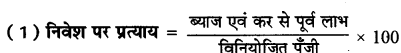 RBSE Class 12 Accountancy Important Questions Chapter 5 लेखांकन अनुपात 112