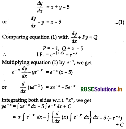 RBSE Solutions for Class 12 Maths Chapter 9 Differential Equations Ex 9.6 14