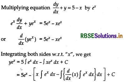 RBSE Solutions for Class 12 Maths Chapter 9 Differential Equations Ex 9.6 15