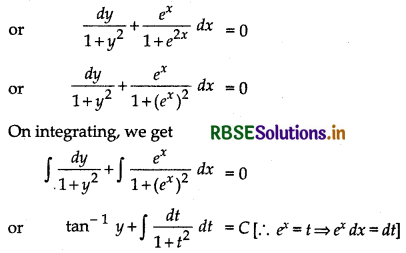 RBSE Solutions for Class 12 Maths Chapter 9 Differential Equations Miscellaneous Exercise 13