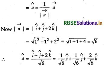 RBSE Solutions for Class 12 Maths Chapter 10 Vector Algebra Ex 10.2 6
