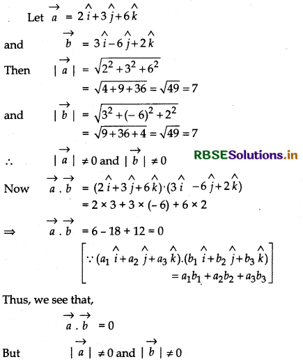 RBSE Solutions for Class 12 Maths Chapter 10 Vector Algebra Ex 10.3 15