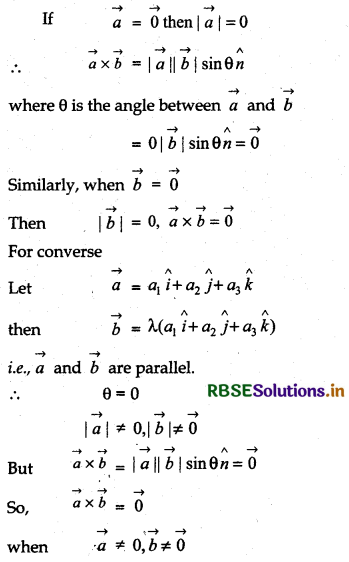 RBSE Solutions for Class 12 Maths Chapter 10 Vector Algebra Ex 10.4 10