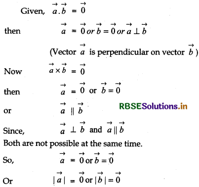 RBSE Solutions for Class 12 Maths Chapter 10 Vector Algebra Ex 10.4 7