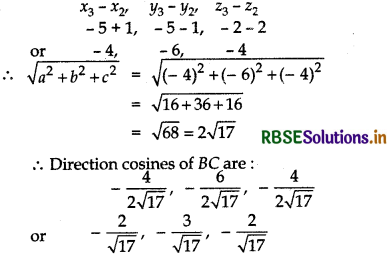 RBSE Solutions for Class 12 Maths Chapter 11 Three Dimensional Geometry Ex 11.1 4