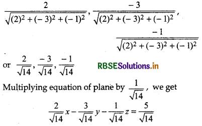 RBSE Solutions for Class 12 Maths Chapter 11 Three Dimensional Geometry Ex 11.3 2
