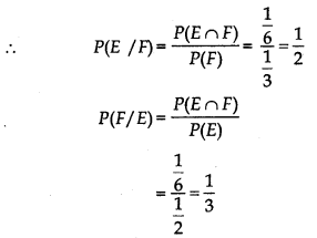 RBSE Solutions for Class 12 Maths Chapter 13 Probability Ex 13.1 6