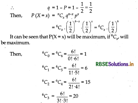 RBSE Solutions for Class 12 Maths Chapter 13 Probability Ex 13.5 7