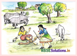 RBSE Solutions for Class 4 English Chapter 3 A Brave Tribal Girl 1