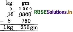 RBSE 5th Class Maths Solutions Chapter 12 Weight 5