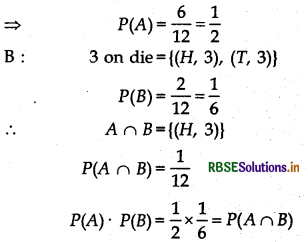 RBSE Solutions for Class 12 Maths Chapter 13 Probability Ex 13.2 2