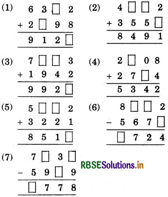 RBSE 5th Class Maths Solutions Chapter 17 Mental Mathematics 16