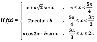 RBSE Class 12 Maths Important Questions Chapter 5 Continuity and Differentiability 6