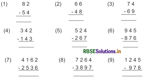RBSE 5th Class Maths Solutions Chapter 4 वैदिक गणित 1