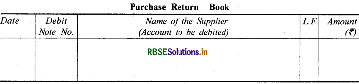 RBSE Class 11 Accountancy Important Questions Chapter 4 लेन-देनों का अभिलेखन-2-1