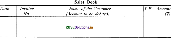 RBSE Class 11 Accountancy Important Questions Chapter 4 लेन-देनों का अभिलेखन-2-2