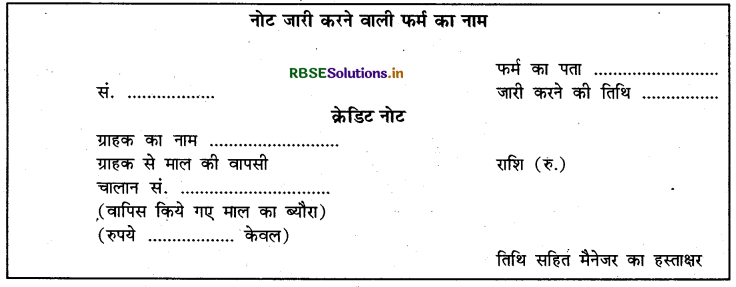 RBSE Class 11 Accountancy Important Questions Chapter 4 लेन-देनों का अभिलेखन-2-5