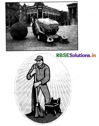 RBSE Solutions for Class 5 EVS Chapter 4 Let's Clean Together 1