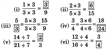 RBSE 5th Class Maths Solutions Chapter 7 तुल्य भिन्न 10