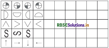 RBSE 5th Class Maths Solutions Chapter 8 पैटर्न 1