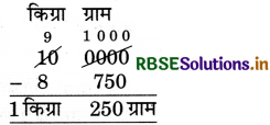 RBSE 5th Class Maths Solutions Chapter 12 भार 5
